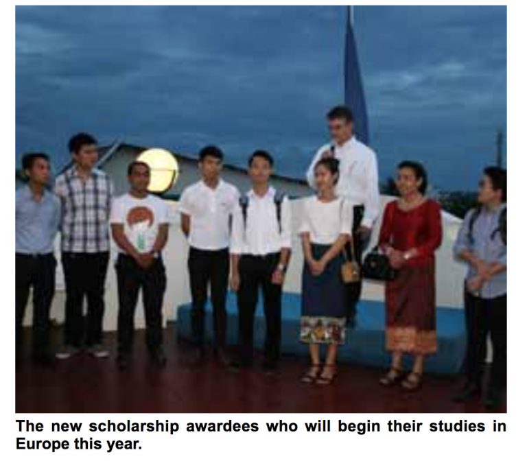 Twelve Students From Laos Head to European Universities