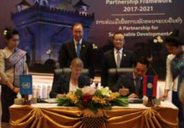 Laos , UN Endorse New Partnership Framework