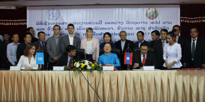 UN Agencies Continue to Boost Development in Laos
