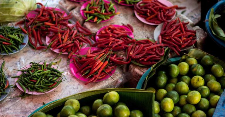 Lao vegetable prices