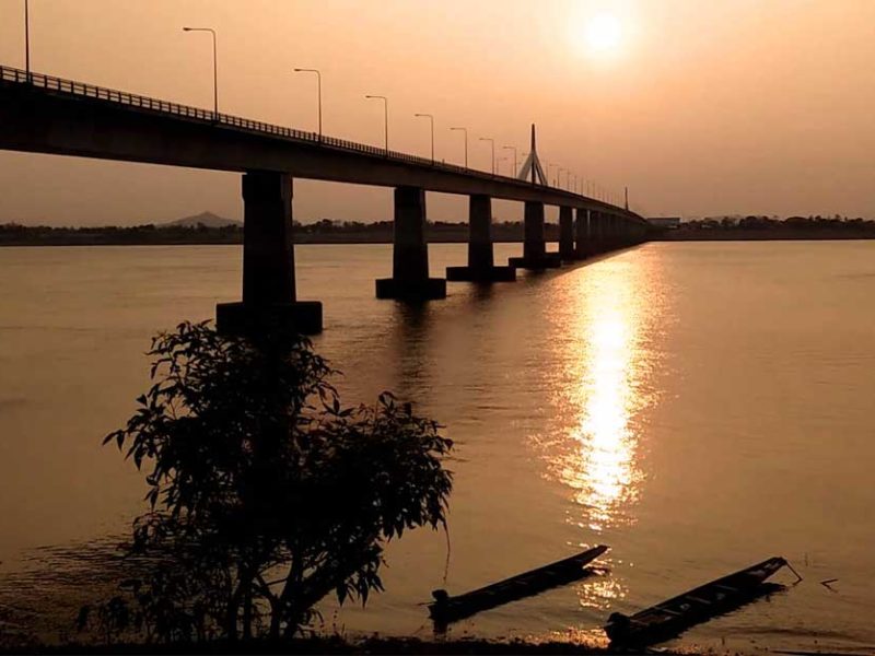 Laos and Cambodia Bridge