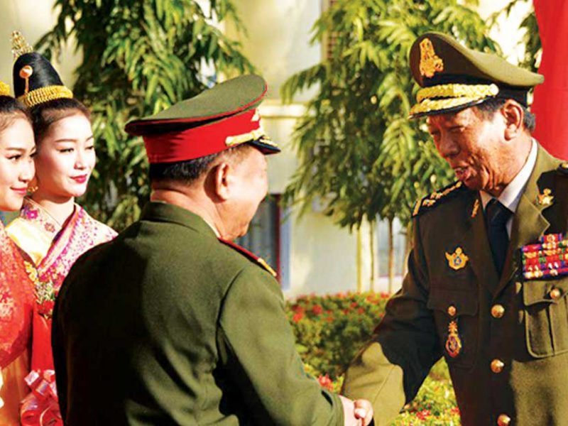 Laos Cambodia Defence Ministers Meeting