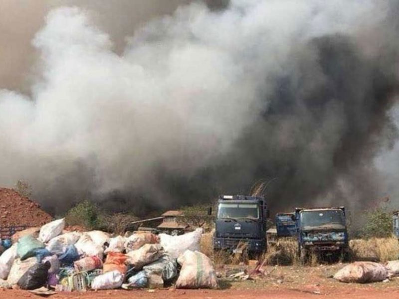 Landfill Fire Almost Out