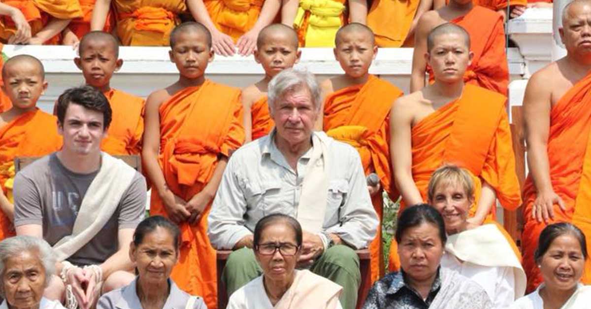 Harrison Ford visits Luang Prabang