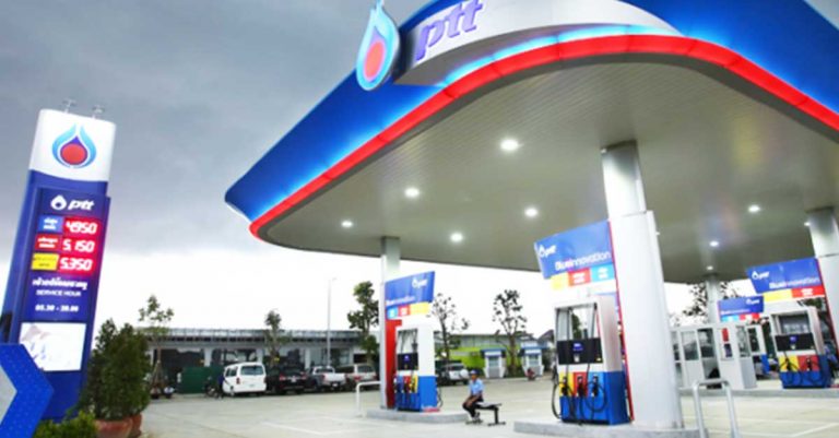 PTT petrol station Laos