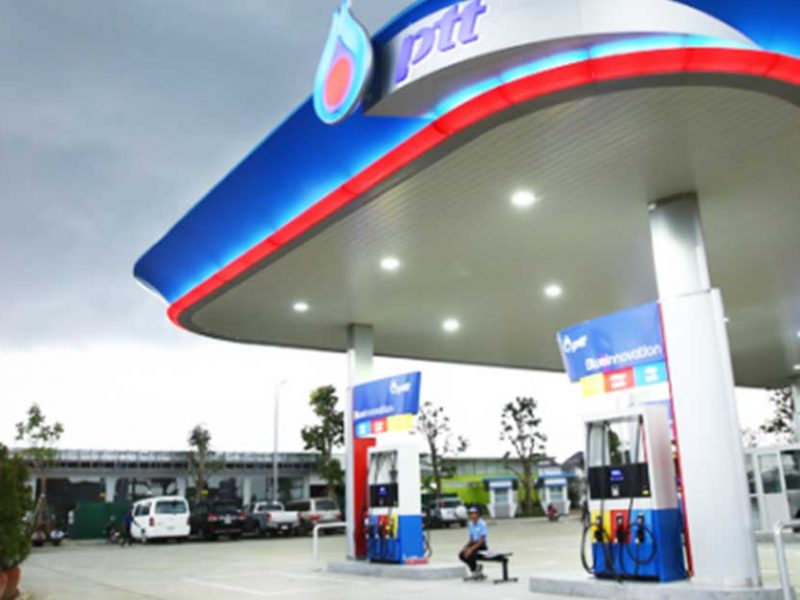 PTT petrol station Laos