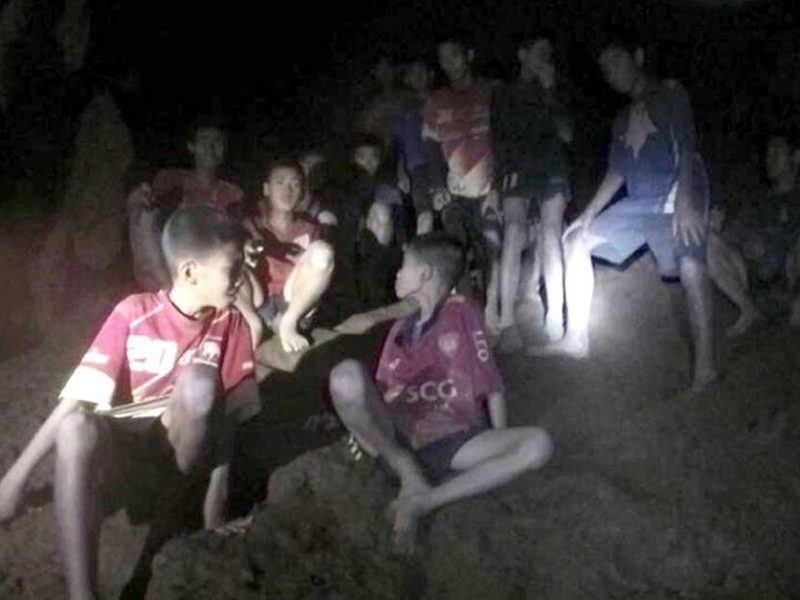 Thai Soccer Team Found in Cave
