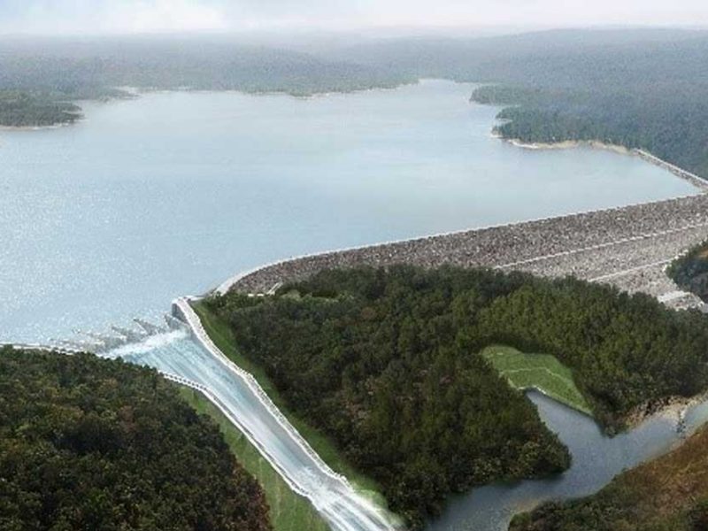 xe namnoy dam ບurst its banks