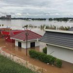 Nakarath City Partially Submerged Under Water