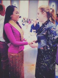 UK's Princess Beatrice and Laos' Tot Lina