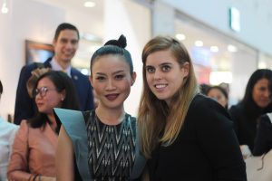 Aluna Thavansouk and HRH Princess Beatrice in Laos