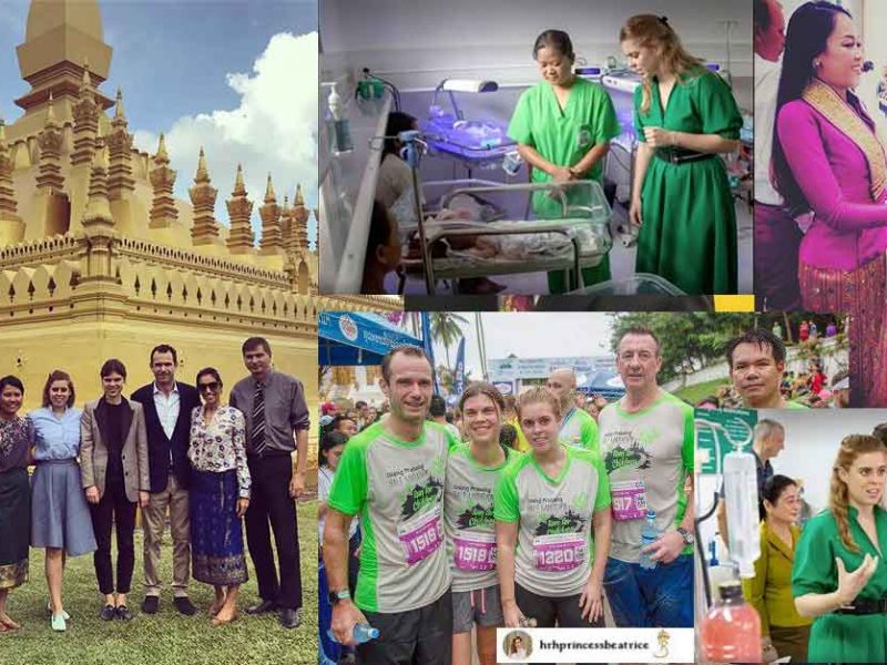 Princess Beatrice of York in Laos
