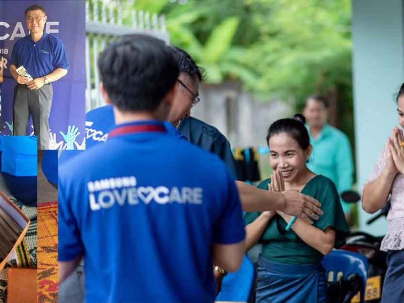 Samsung Love & Care in Laos