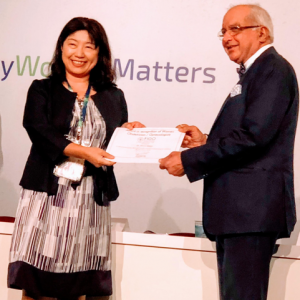 FIGO Award winning Dr Hiromi Obara
