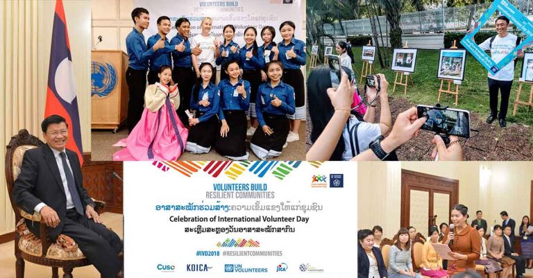 International Volunteers Day in Vientiane, Laos