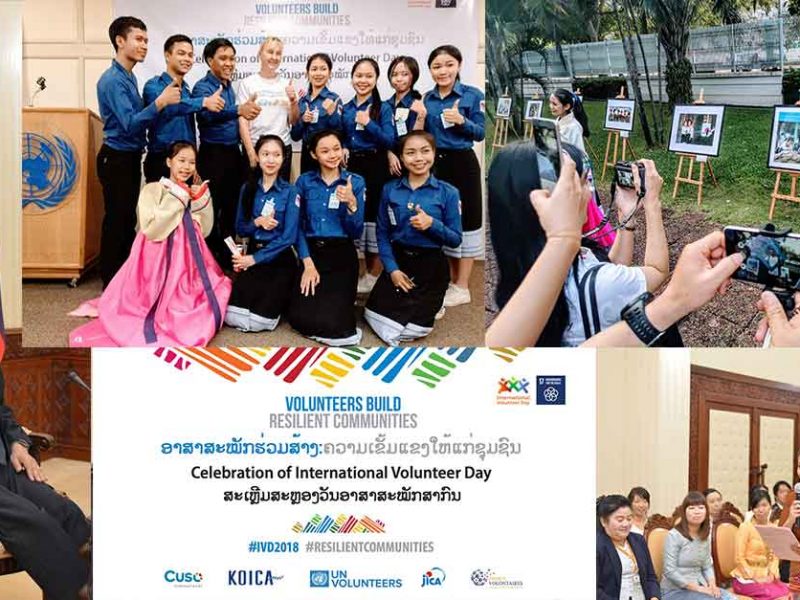 International Volunteers Day in Vientiane, Laos