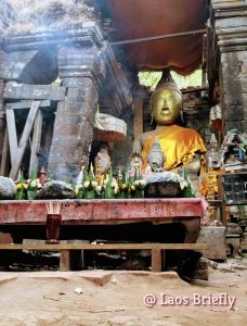 Buddha at Vat Phu Champasak Temple Complex, UNESCO World Heritage Site #SouthernLaos #MekongMoments