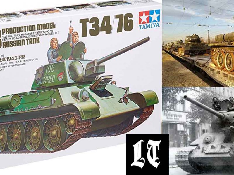Russian T34 Tanks Return From Laos