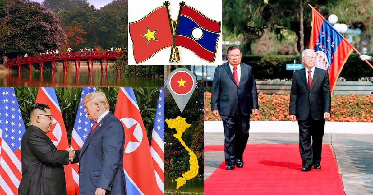 Vietnam & Laos leaders meet in Vientiane ahead of US-DPRK Trump-Kim Nuclear Summit in Hanoi