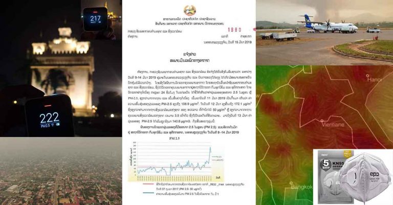 Triple Increase Air Alert: Vientiane, Provinces Among Latest To Bear Brunt of Regional Smog Crisis