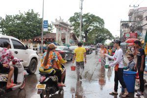 Celebrating Pi Mai AKA Lao New Year in Laos