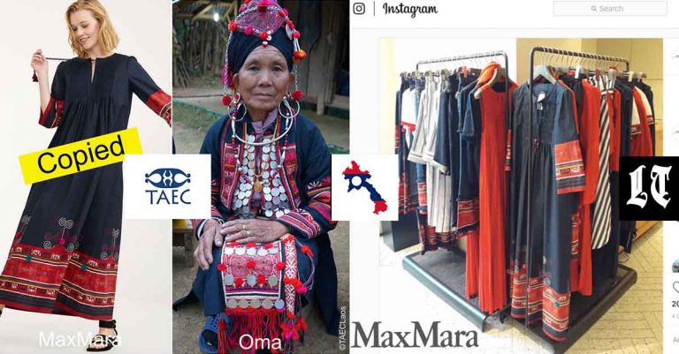 Oma People of Laos versus Max Mara in Plagiarism, Design Theft Claim