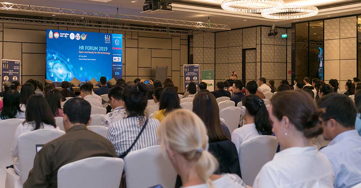 Attendees at the HR Forum 2019 in Laos