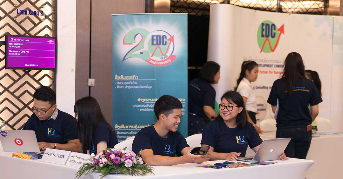 EDC at the HR Forum 2019 in Laos