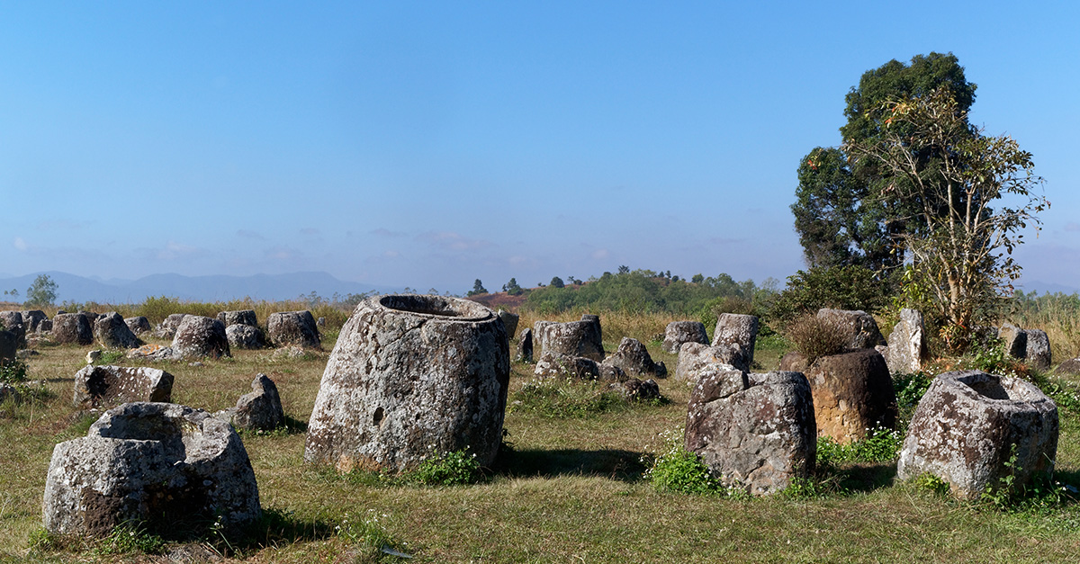 The Plain of Jars in Laos