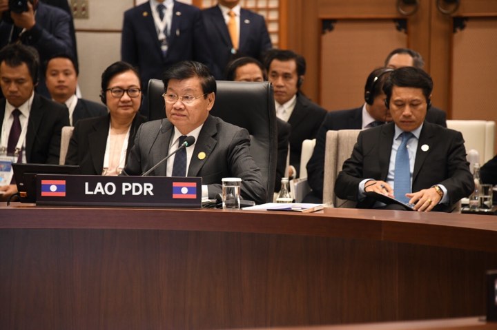 PM Thongloun speaks at the Mekong - Republic of Korea Summit