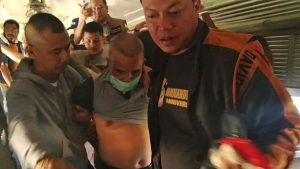 Thai authorities arrest serial killer Somkid Pumpuang. Photo credit: Royal Thai Police