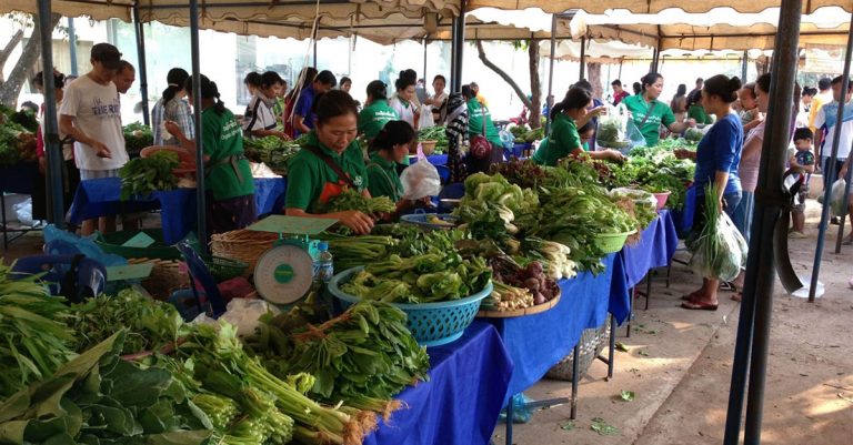 Vientiane To Establish Permanent Organic Farmer’s Market