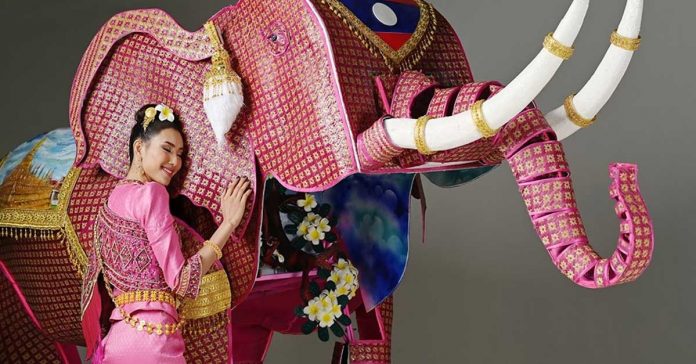 Miss Universe Laos 2019 Unveils National Costume