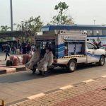 Medical staff on hand at the Mukdahan – Savannakhet border checkpoint