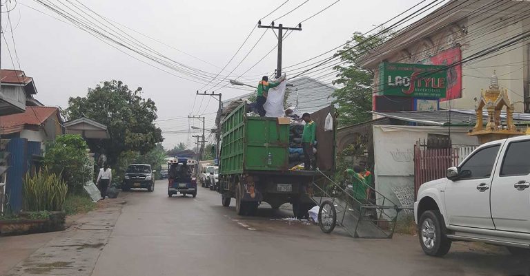 Garbage Disposal Rates to be Reduced by Half in Vientiane Capital