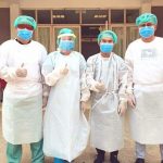 Luang Prabang Hospital’s Respiratory OPD medical team on Covid-19 cases