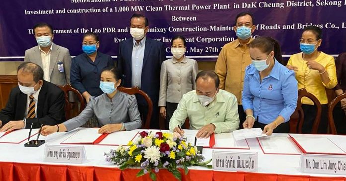 Singapore Joint Venture Thermal Power Plant in Xekong