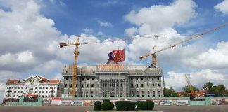 The new Laos National Assembly Building Under Construction (Photo: TF TRAVEL)