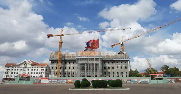 The new Laos National Assembly Building Under Construction (Photo: TF TRAVEL)