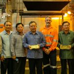 Gold Pouring Ceremony at Sepon Mine