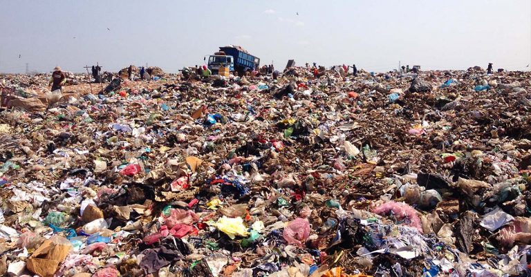 Waste at a landfill in Vientiane (Photo: Small Steps Project)