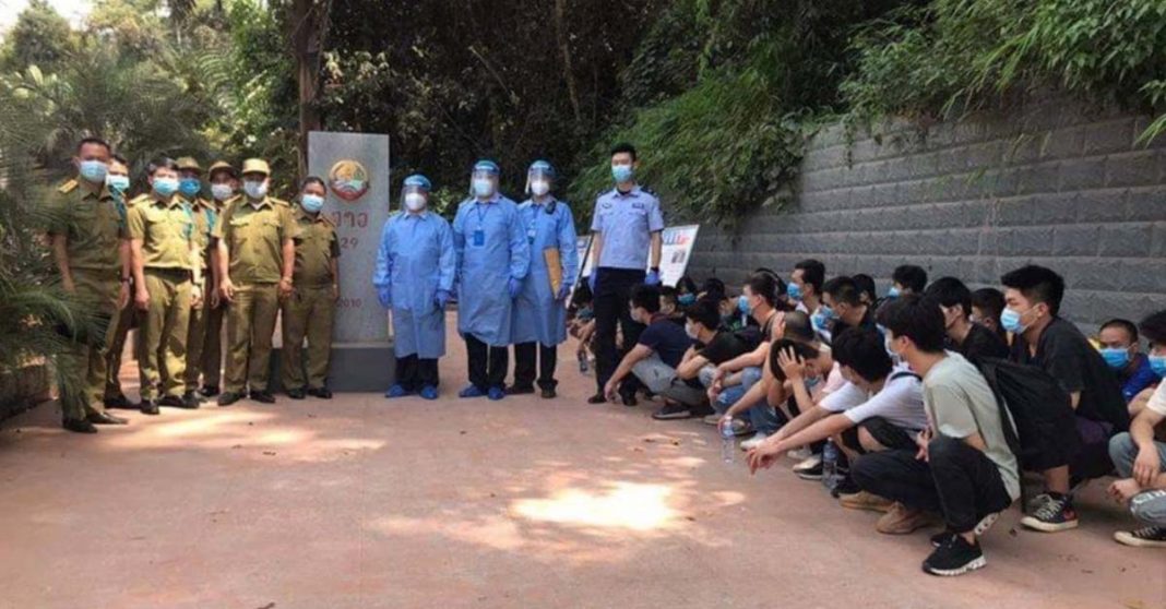 38 Chinese nationals deported to Jinghong after entering Laos illegally