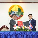 Japanese Foreign Minister Motegi Toshimitsu Visits Laos