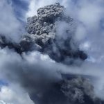 Mount Sinabung in Indonesia Erupts