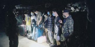 30 Lao Immigrants Caught Illegally Entering Thailand