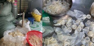 Illegal condom recycling facility raided in Vietnam