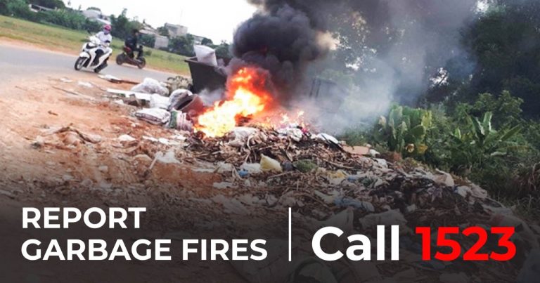 Vientiane Capital Launches Garbage Burning Hotline