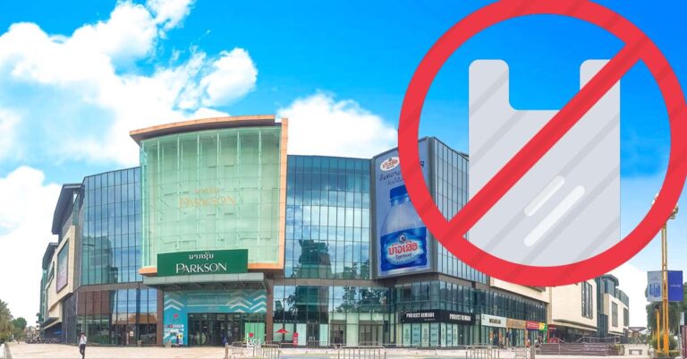 Vientiane Markets and Malls to Reduce Plastic