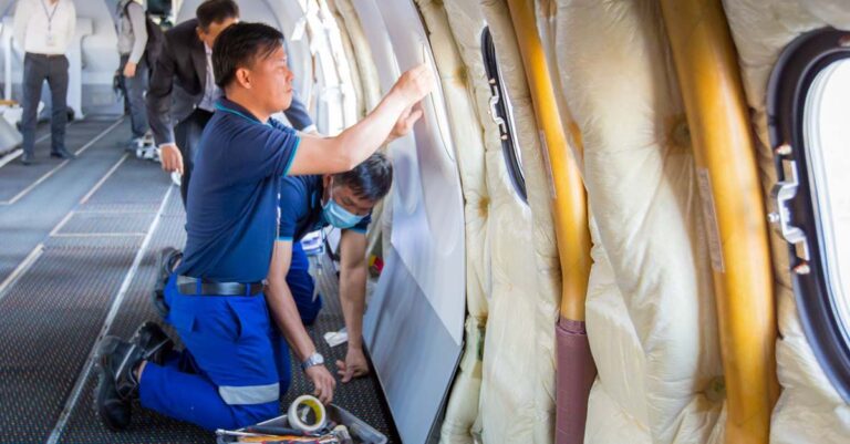 Lao Airlines Undertakes First Internal C4 Check of Airbus A320