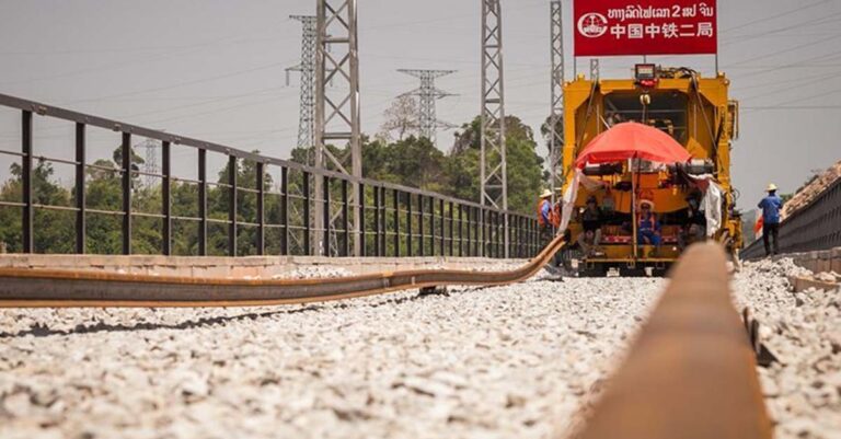 Railway Tracks on Laos-China Railway (Photo - Global Times)